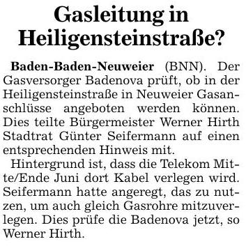 BNN 08.04.15  Gasleitung Heiligensteinstr.