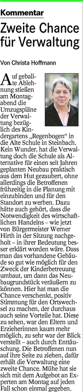 BT 17.02.16 Kommentar KiGa