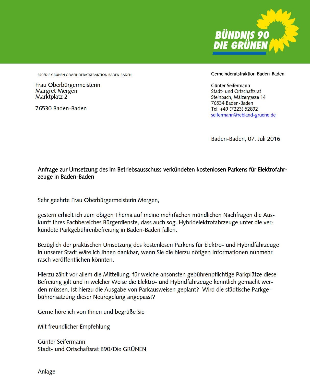 Anfrage an OB Mergen wg.kostenlosem Parken E-Fahrzeuge_1