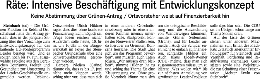 BT 10.06.16 Intensive Beschäftigung mit ELR-Konzept